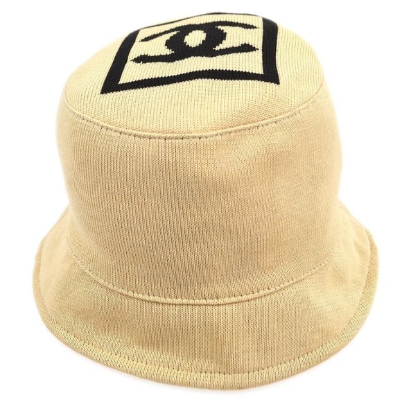 Chanel Hat Black, Beige 100% Cotton - Picture 1 of 16